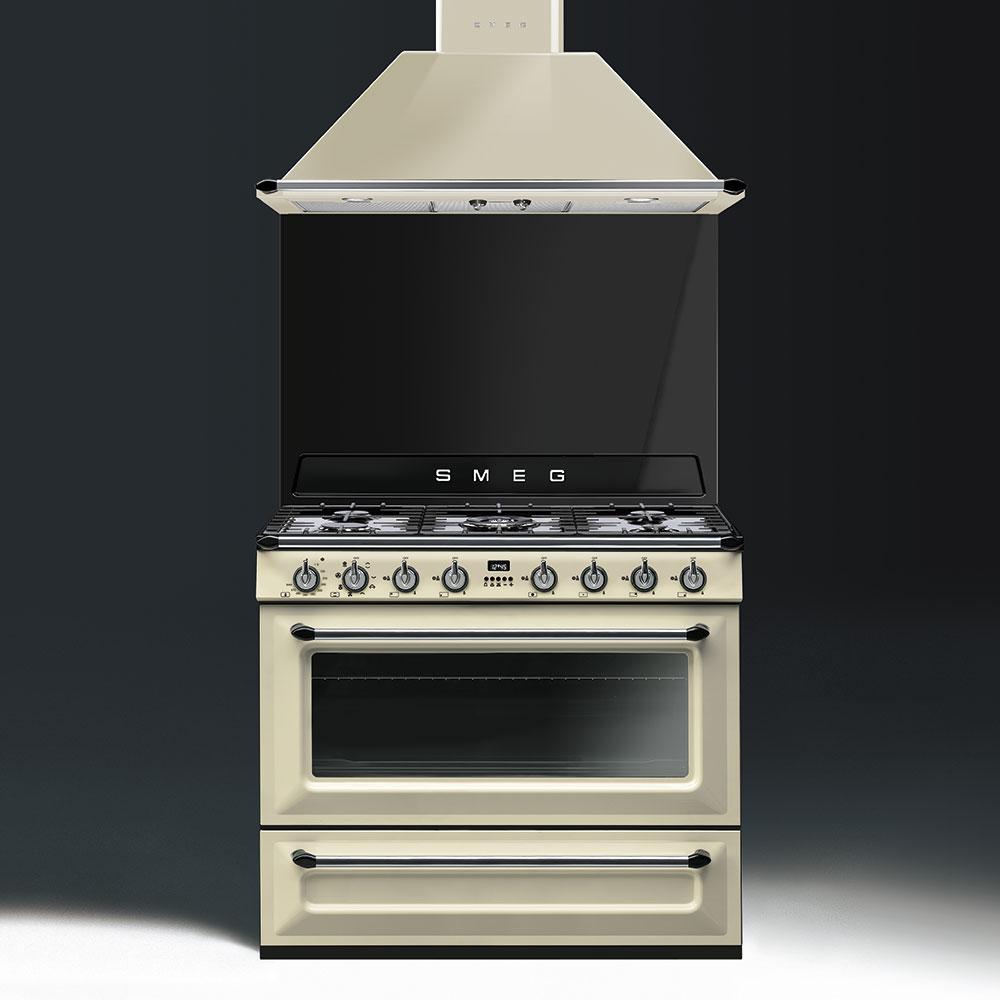 Free-standing Dual Fuel Cavity "Victoria" Range Approx. 36" Cream
