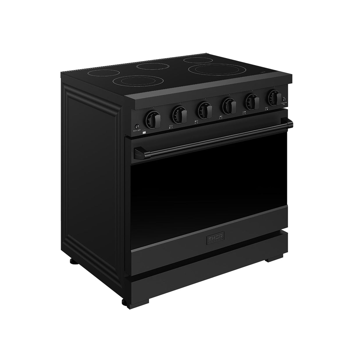 36 Inch Professional Electric Range In Black  Gordon Ramsay Series