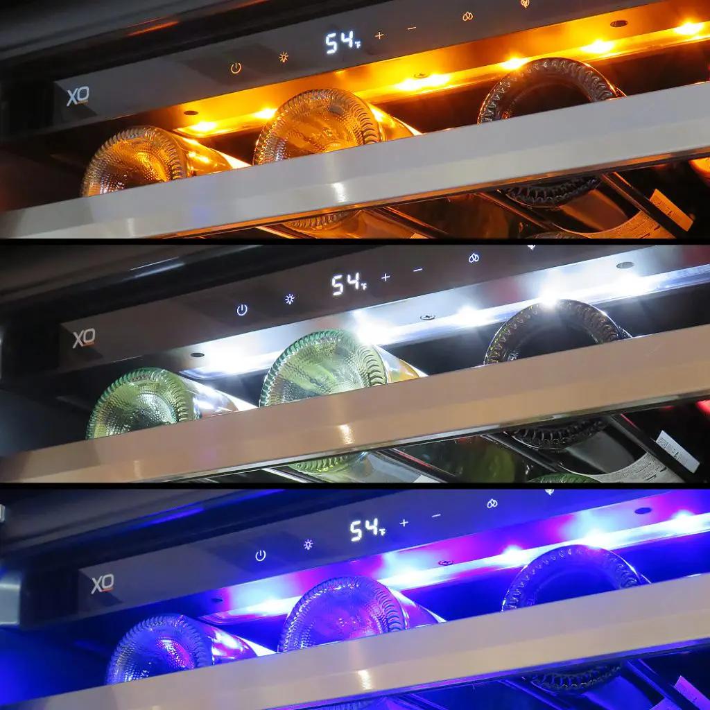 24" Wine Cooler 1 Zone SS Glass LH