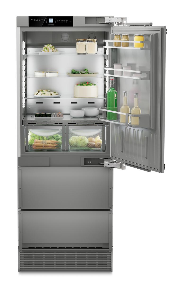 Fully Integrated Bottom Freezer Refrigerator with BioFresh