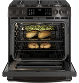 GE Profile™ 30" Smart Slide-In Front-Control Gas Range