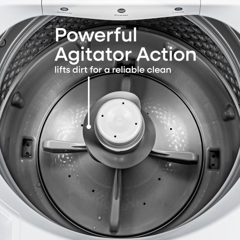 Element 3.9 cu. ft. Top Load Washer with Agitator - White (ENTW3925EW)