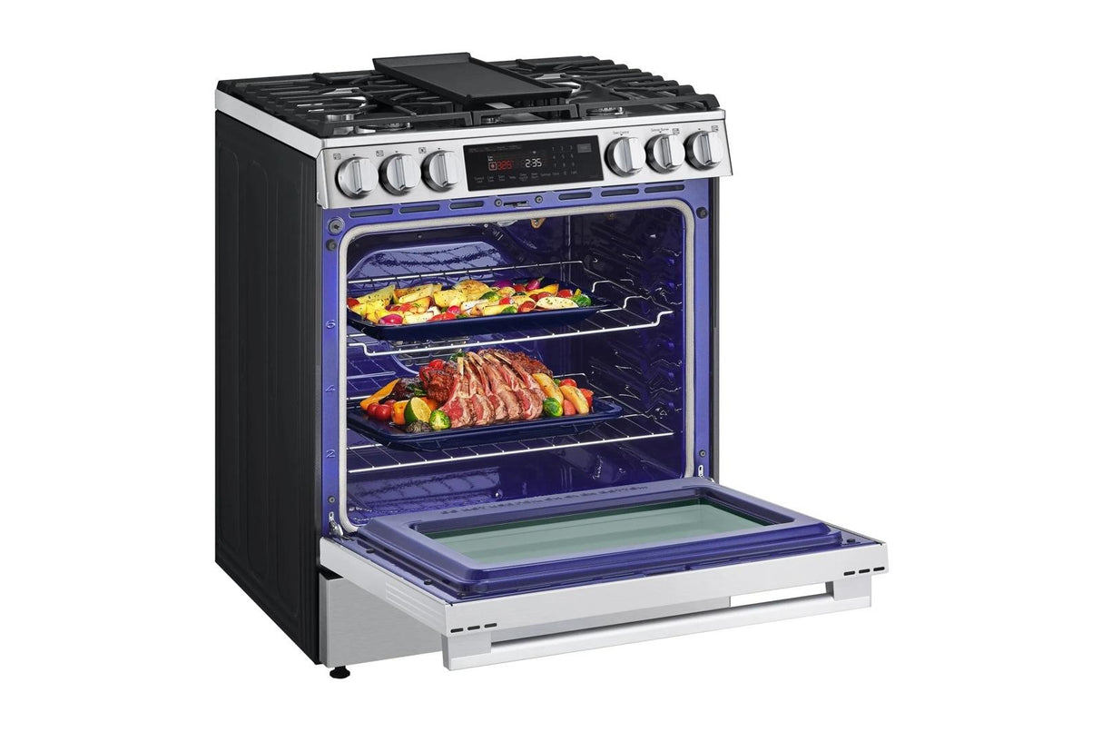 6.3 cu ft. Smart Gas Slide-In Range ProBake Convection® InstaView®, and Air Fry