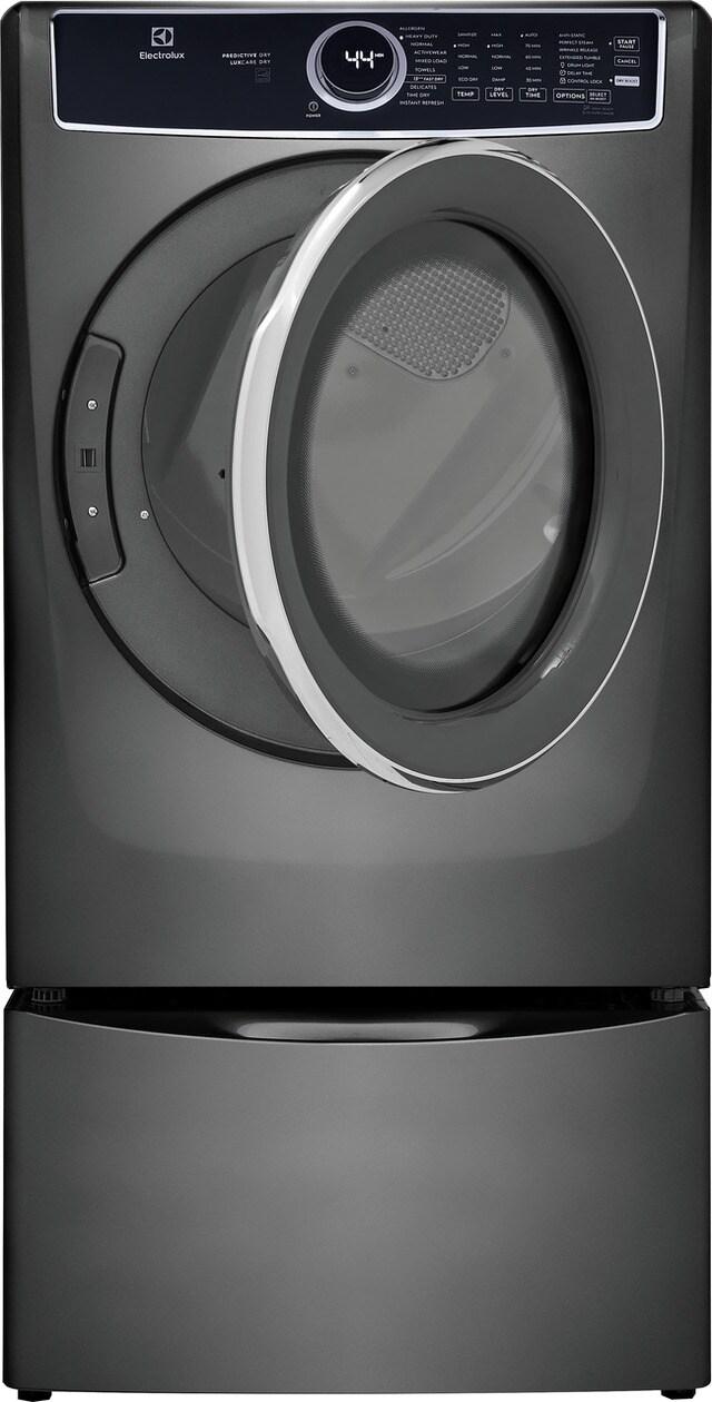 Front Load Perfect Steam™ Electric Dryer with Predictive Dry™ and Instant Refresh - 8.0 Cu. Ft.