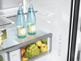 Bespoke 23 cu. ft. Counter Depth 4-Door French Door Refrigerator with Inner Beverage Center™ & FlexZone™ Drawer in Stainless Steel