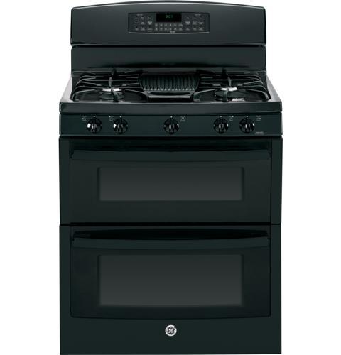 GE® 30" Free-Standing Gas Double Oven Range with Convection