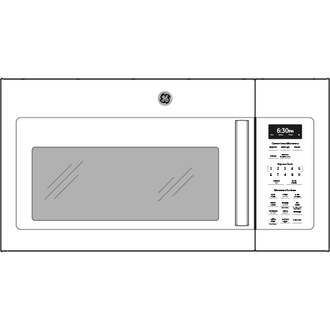 GE® 1.7 Cu. Ft. Over-the-Range Microwave Oven