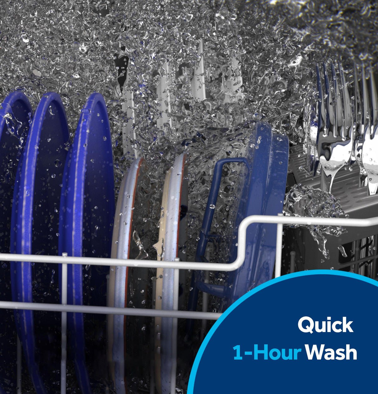 GE® Dishwasher with Front Controls