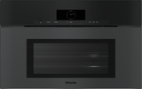 DGC 7870X Obsidian Black matte - 30" Handleless compact Combi-Steam Oven XL for steam cooking, baking, roasting with roast probe + menu cooking.