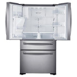 36" Wide, 23 cu. ft. Counter-Depth French Door Refrigerator with Sparkling Water Dispenser (Stainless Steel)