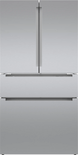 800 Series French Door Bottom Mount Refrigerator 36" Stainless steel (with anti-fingerprint)