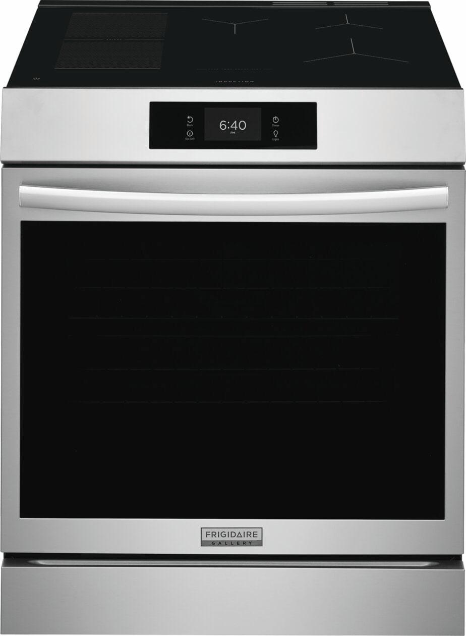 30" Front Control Induction Range with Stone-Baked Pizza