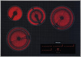 KM 5840 208V Electric cooktop with direct selection plus including timer for maximum user convenience.