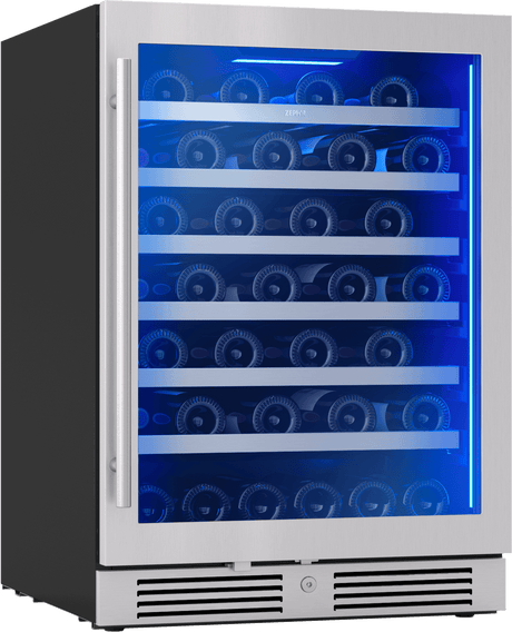 Presrv Wine Cooler, 24in UC, SS+Gls, Rvs Door, 1Z