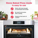 30" Front Control Induction Range with Stone-Baked Pizza