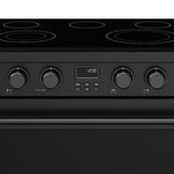 36 Inch Electric Range In Black - Contemporary Professional