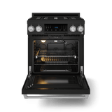 30 Inch Professional Lp Range With Tilt Panel Touch Control In Matte Black/stainless Steel  Gordon Ramsay Series