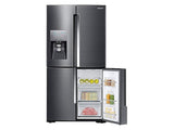22 cu. ft. Food Showcase Counter Depth 4-Door Flex™ Refrigerator with FlexZone™ in Black Stainless Steel