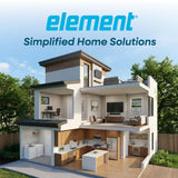 Element 14.0 cu. ft. Upright Convertible Freezer / Refrigerator - White, ENERGY STAR (EXUF14CEEW)
