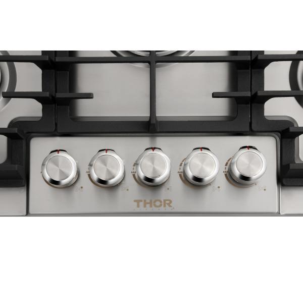 Thor Kitchen - 30 in. Gas Cooktop in Stainless Steel with 5 Burners