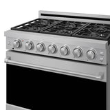 36 Inch Professional Liquid Propane Range With Precision Knob Control In Stainless Steel  Gordon Ramsay Series