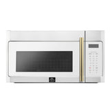 Forno Fornace 30-Inch Over the Range Convection Microwave, White - 1.5 cu.ft, 300 CFM Vent, Touch Control, LED Light