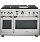 Monogram 48" All Gas Professional Range with 6 Burners and Griddle (Liquid Propane)