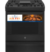 GE® 30" Slide-In Front-Control Convection Gas Range with No Preheat Air Fry