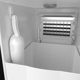 15 Inch Undercounter Built-in/freestanding Ice Maker In Stainless Steel/blue  Gordon Ramsay Series