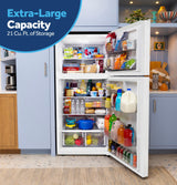 GE® 21 Cu. Ft. Garage Ready Top-Freezer Refrigerator