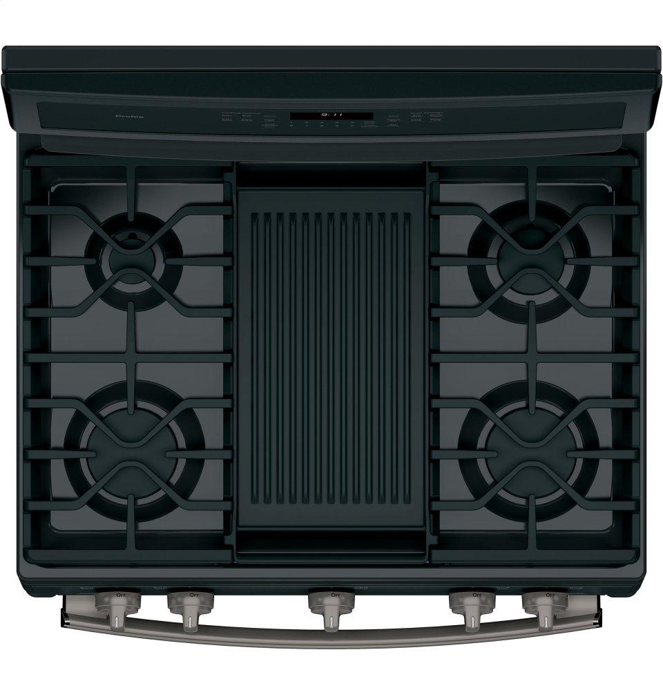 GE Profile™ 30" Free-Standing Gas Convection Range