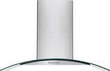 36" Glass Canopy Wall-Mount Hood