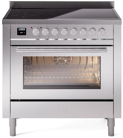 Professional Plus II 36 Inch Electric Freestanding Range in Stainless Steel with Trim