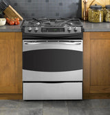 GE Profile Series 30" Dual Fuel Slide-In Range