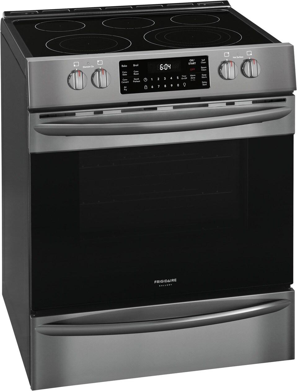 Frigidaire Gallery 30" Front Control Electric Range with Air Fry