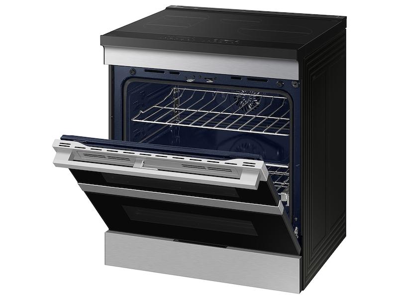 Bespoke Smart Slide-In Induction Range 6.3 cu. ft. with Flex Duo™ & Ambient Edge Lighting™ in Stainless Steel