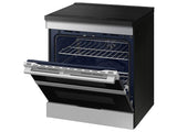 Bespoke Smart Slide-In Induction Range 6.3 cu. ft. with Flex Duo™ & Ambient Edge Lighting™ in Stainless Steel