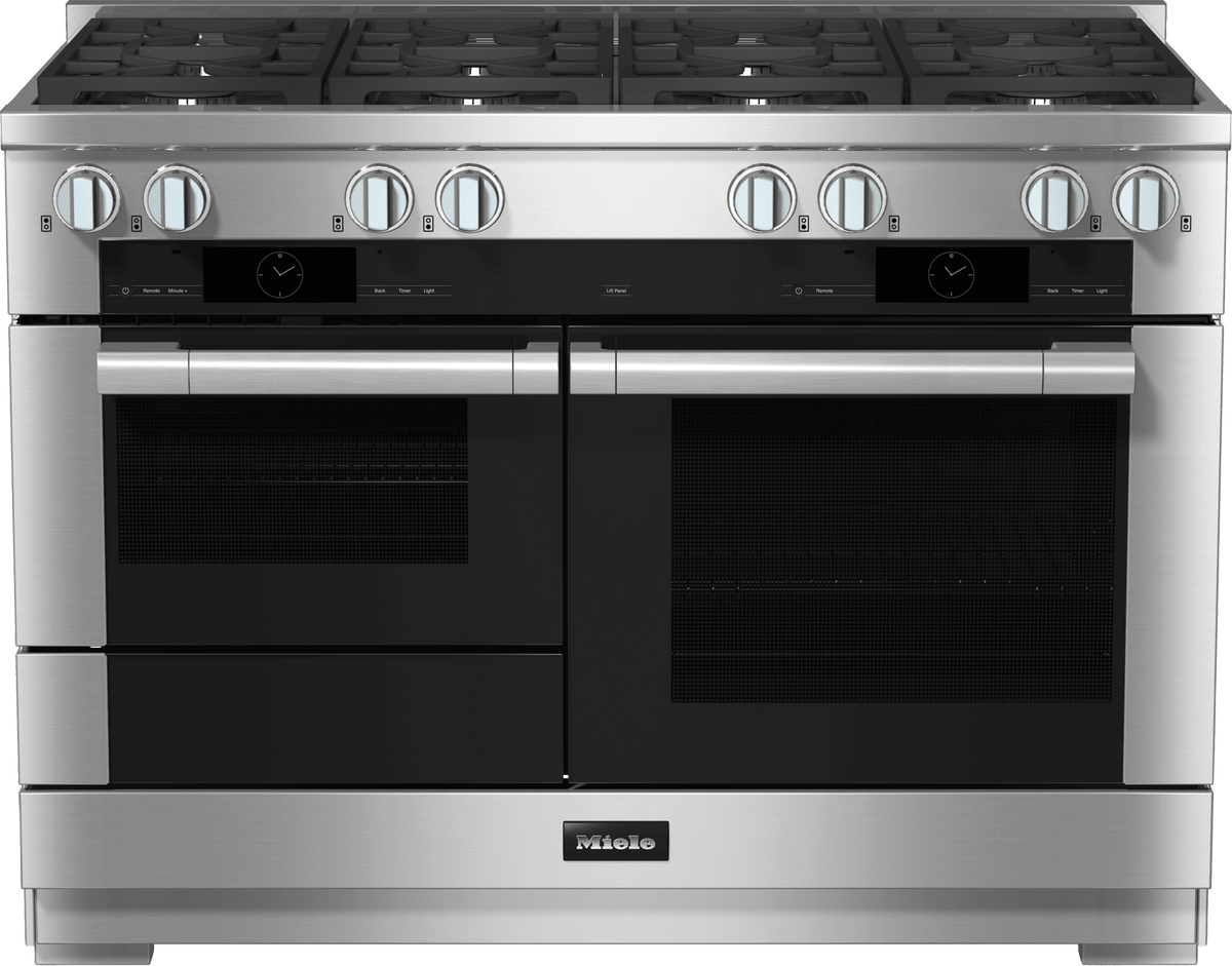 HR 1954-3 LP DF Clean Touch Steel - 48 inch range Dual Fuel model with M Touch controls