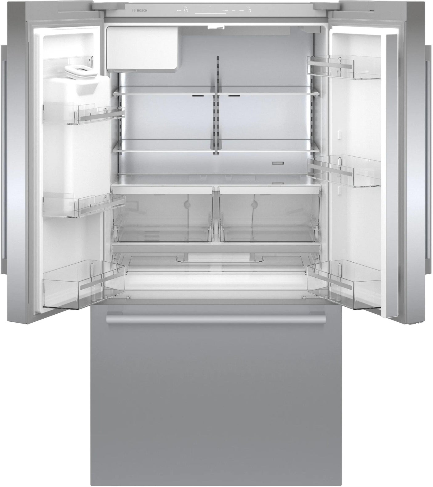 500 Series French Door Bottom Mount Refrigerator 36" Stainless steel (with anti-fingerprint), Total No Frost