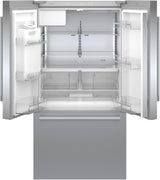 500 Series French Door Bottom Mount Refrigerator 36" Stainless steel (with anti-fingerprint), Total No Frost