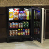 24-In Low Profile Built-In Beverage Center with Door Swing - Right