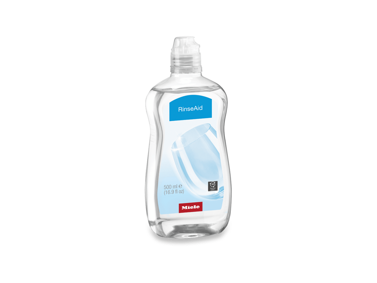 RinseAid - 500 mL - for best drying and gentle treatment in Miele dishwashers.