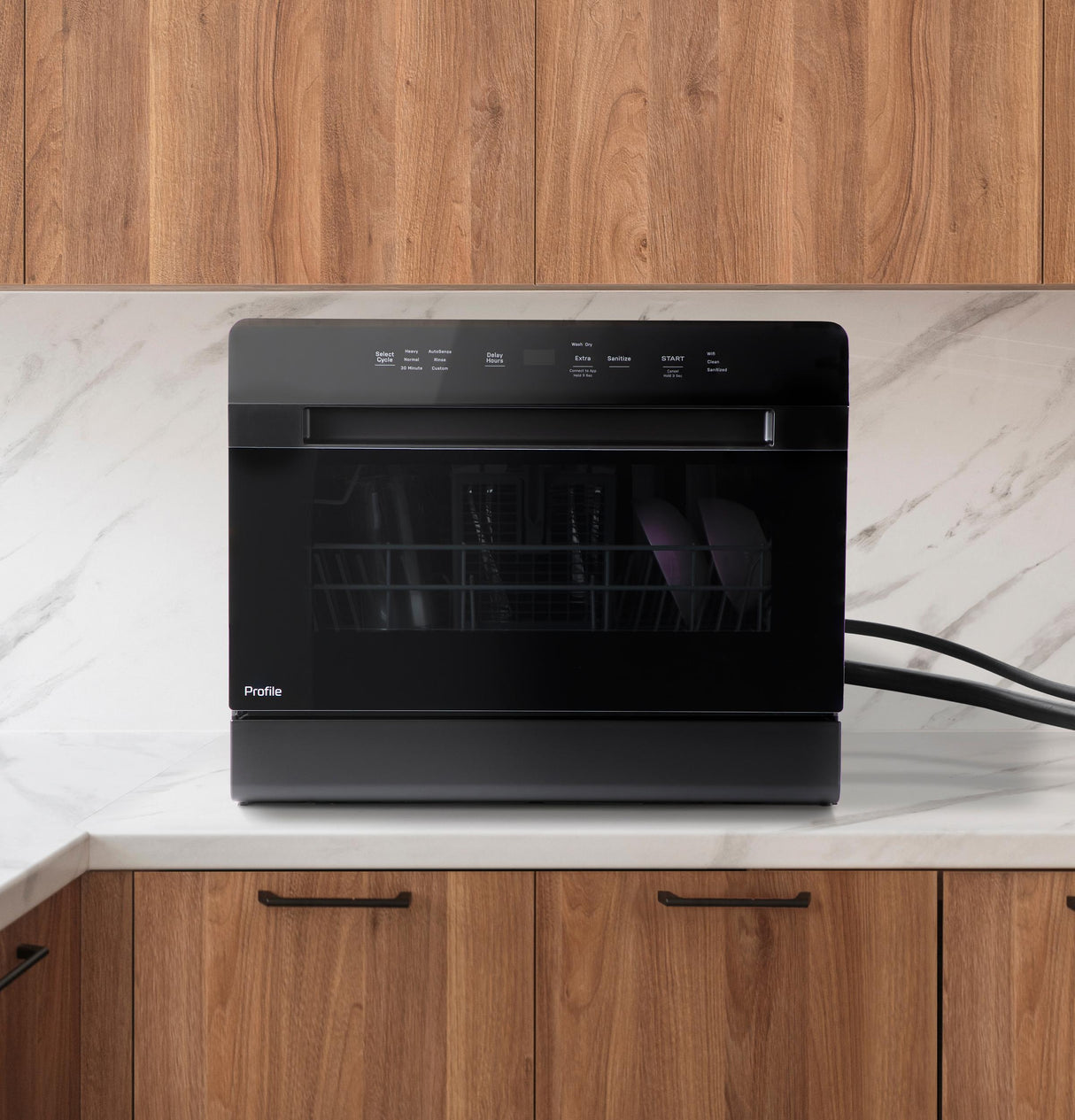 GE Profile™ ENERGY STAR® Smart Compact Dishwasher for Countertop or Built-In