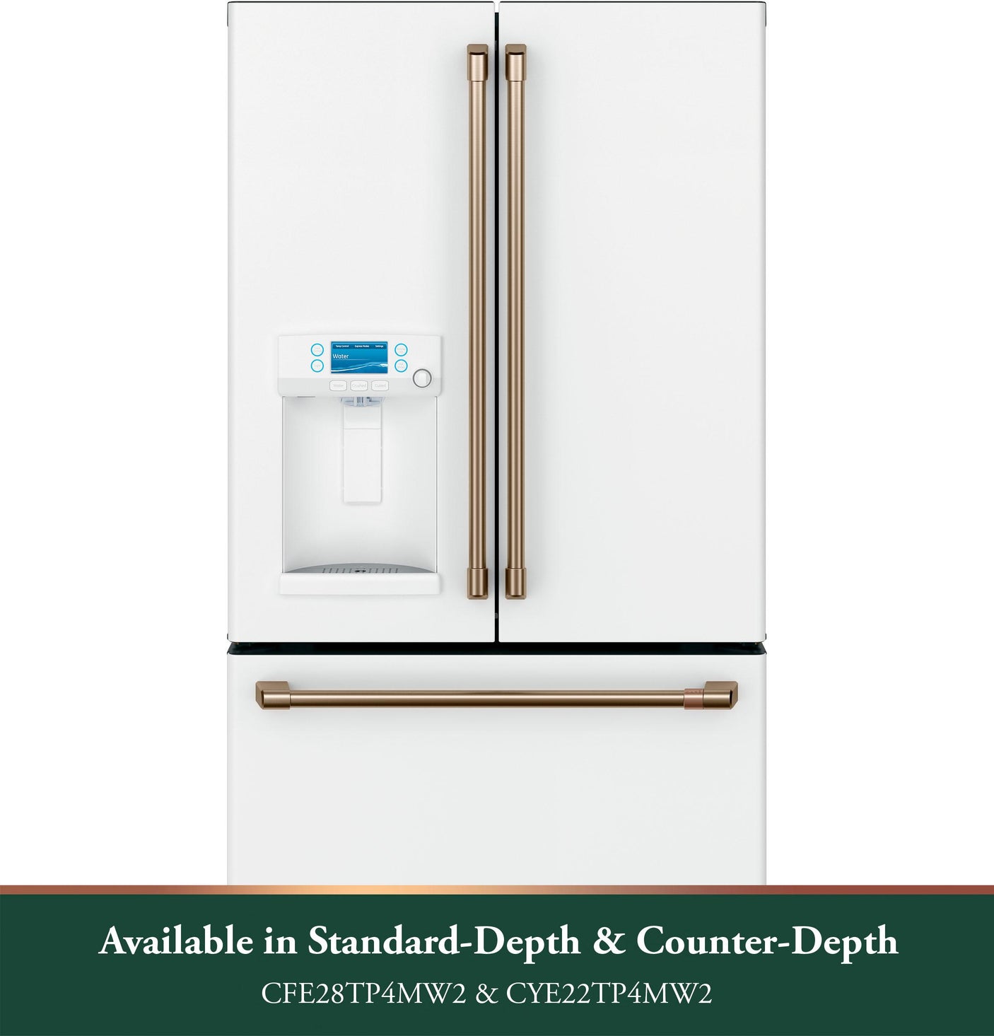 Café™ ENERGY STAR® 27.7 Cu. Ft. Smart French-Door Refrigerator with Hot Water Dispenser