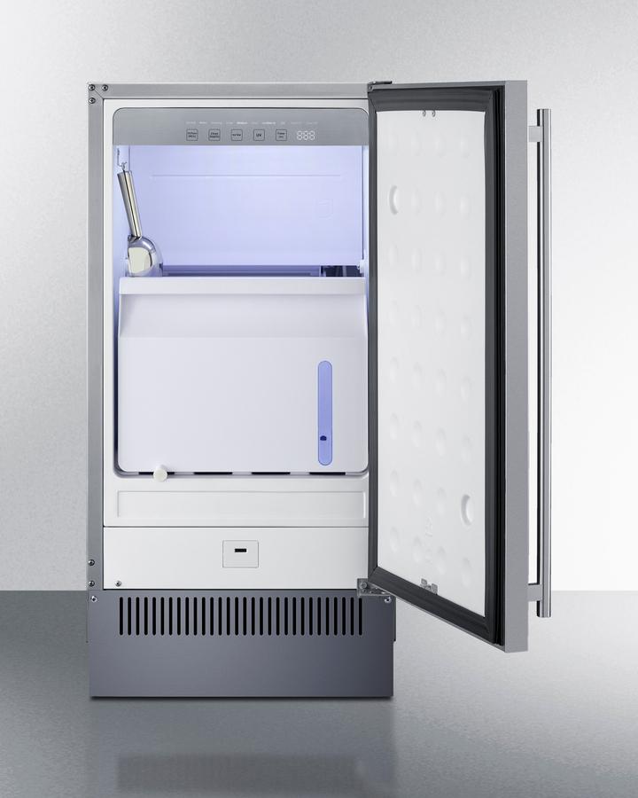 18" Wide Clear Icemaker