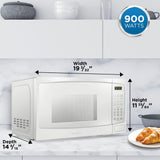 Danby 0.9 cu. ft. Countertop Microwave in White