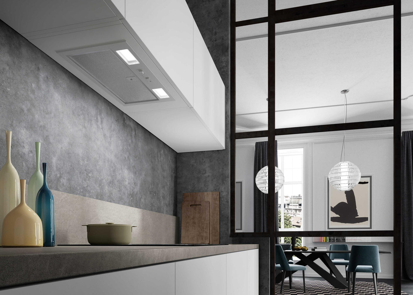 Inca Smart GR 28" Painted Gray 240 CFM