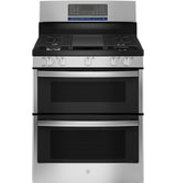 GE 30" Free-Standing Gas Double Oven Convection Range