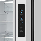 30 Inch French Door Counter Depth Refrigerator With Ice Maker - White/black  Gordon Ramsay Series
