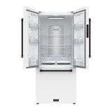 30 Inch French Door Counter Depth Refrigerator With Ice Maker - White/black  Gordon Ramsay Series